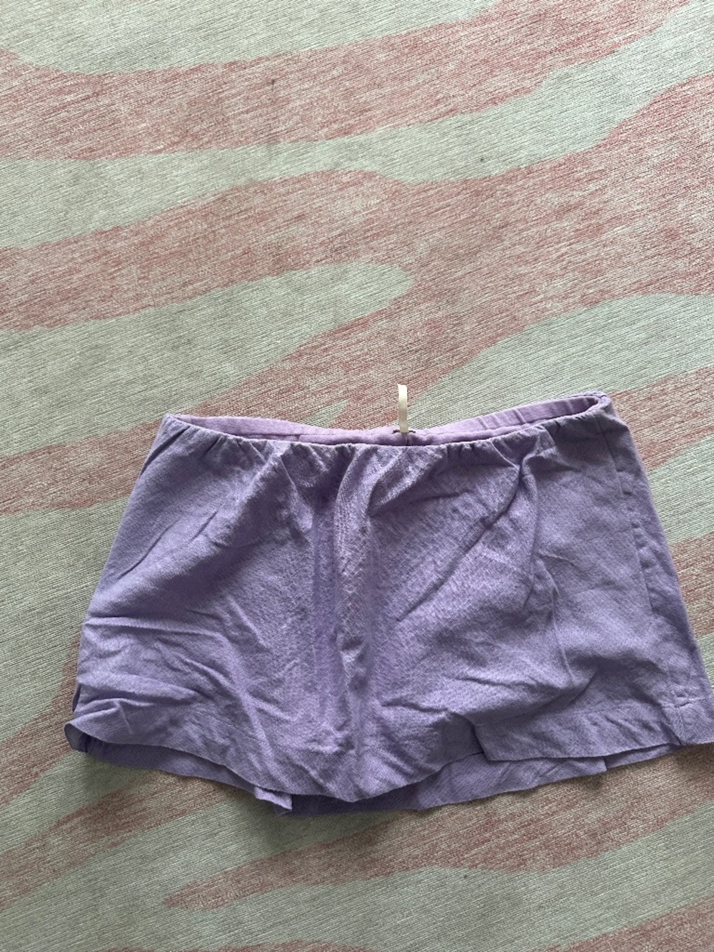 Free People Linen Mini Skirt (Skort)